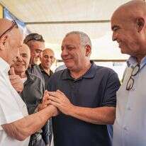 פגישת איזנקוט וראשי הרשויות הערביות | ללא קרדיט פגישת איזנקוט וראשי הרשויות הערביות | ללא קרדיט