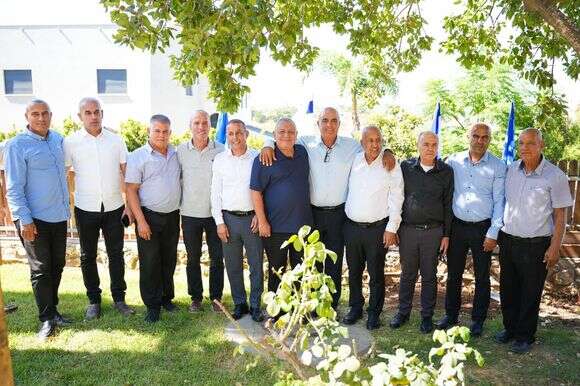 פגישת איזנקוט וראשי הרשויות הערביות | ללא קרדיט פגישת איזנקוט וראשי הרשויות הערביות | ללא קרדיט