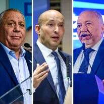 ליברמן, בנט ואיזנקוט | אבשלום ששוני, פלאש 90