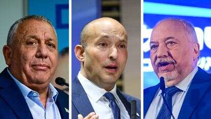ליברמן, בנט ואיזנקוט | אבשלום ששוני, פלאש 90 ליברמן, בנט ואיזנקוט | אבשלום ששוני, פלאש 90