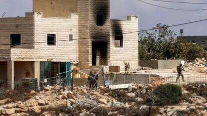 הבית שהוצת בכפר ג'אלוד | AFP