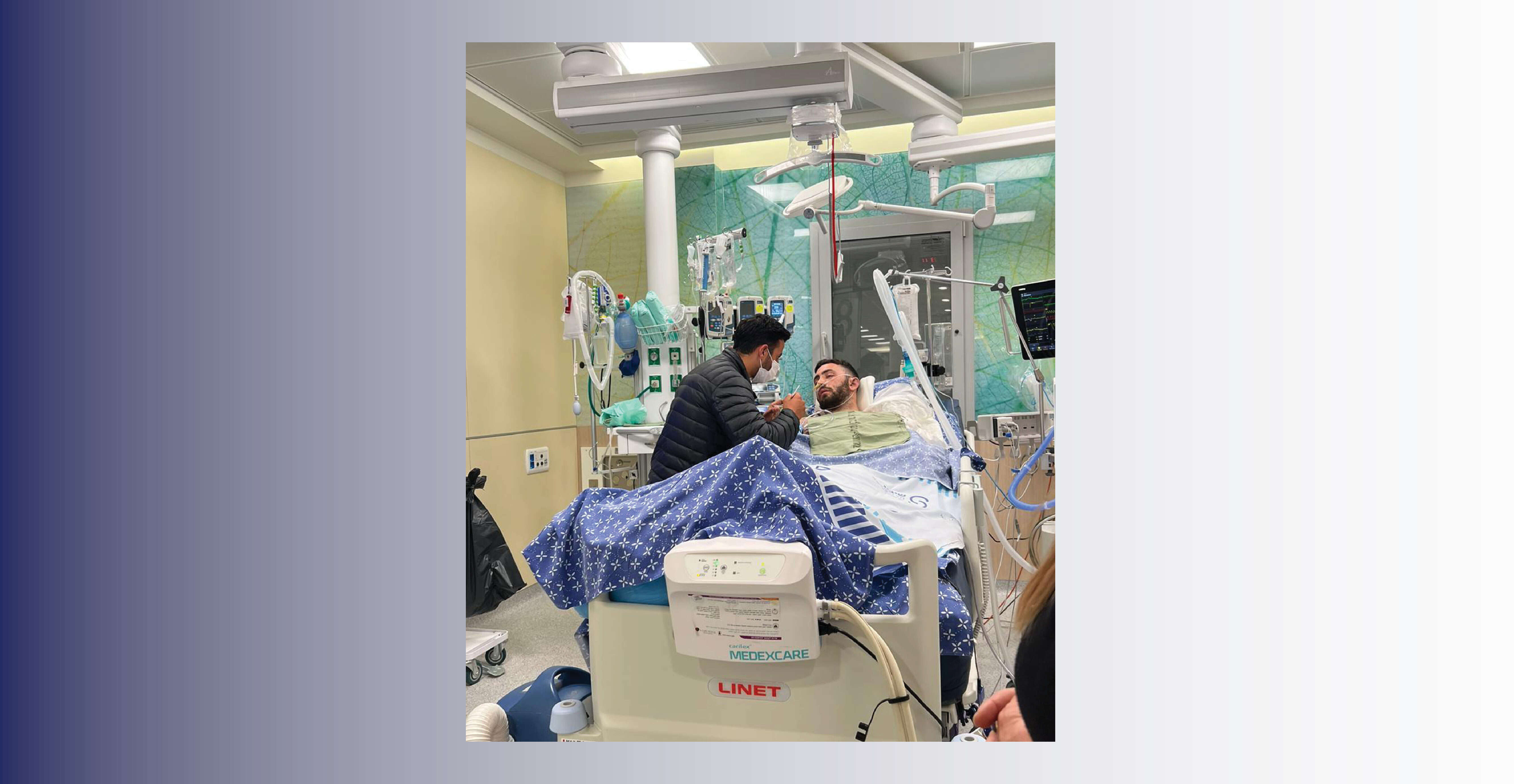 "התמודדתי עם המון כאבים, אבל הרגשתי עטוף". בראל בבית החולים | באדיבות המשפחה "התמודדתי עם המון כאבים, אבל הרגשתי עטוף". בראל בבית החולים | באדיבות המשפחה