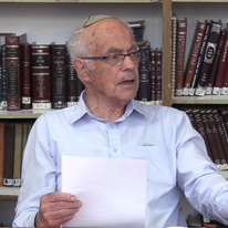 פרופ' אוריאל סימון ז"ל | צילום מסך מיוטיוב, ישיבת עתניאל פרופ' אוריאל סימון ז"ל | צילום מסך מיוטיוב, ישיבת עתניאל