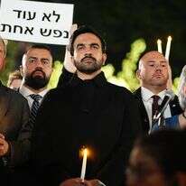 ראש עיריית ניו יורק, זוהראן ממדאני, משתתף בעצרת זיכרון לציון שלוש שנים למתקפת הטרור של 7 באוקטובר בישראל, ניו יורק, יום רביעי, 7 באוקטובר 2026. צילום: פרנק פרנקלין השני, AP. | פרנק פרנקלין השני, AP.