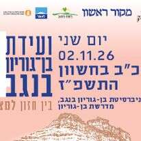 ועידת בן-גוריון הרביעית בנגב: בין חזון למציאות | סטודיו מקור ראשון