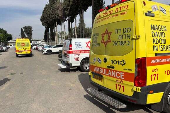 זירת הפיצוץ והשריפה במפעל אינטל בקריית גת | דוברות מד"א