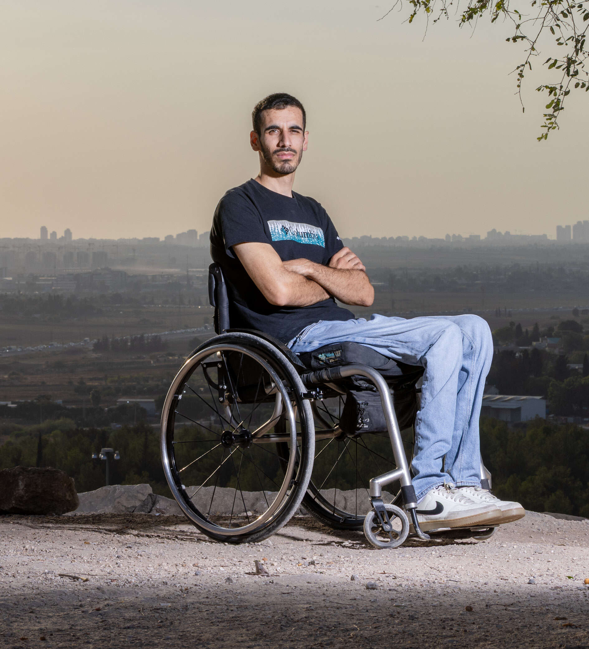 רונן קלימי ממשיך לטייל גם בכיסא גלגלים, אחרי פציעה קשה בלבנון