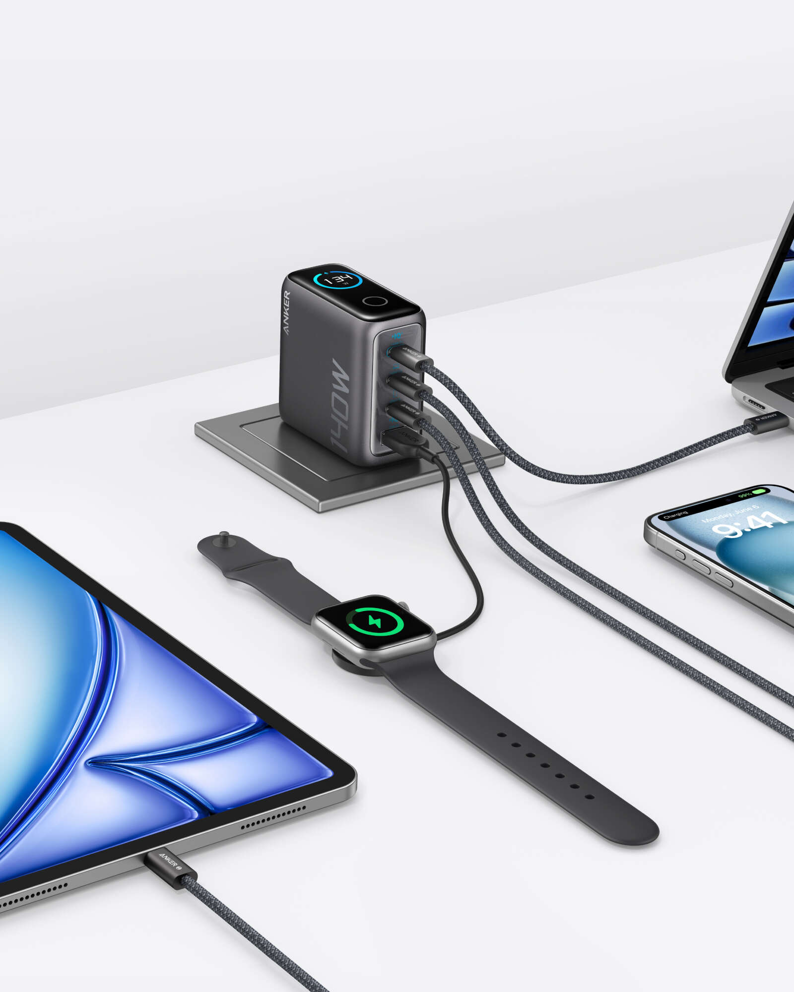 מטען קיר מהיר Zolo Charger של ANKER | יח"צ מטען קיר מהיר Zolo Charger של ANKER | יח"צ