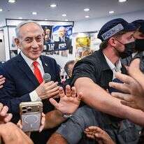רה"מ נתניהו בביקור בשוק התקווה | אבשלום ששוני, פלאש 90