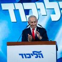 ראש הממשלה בנימין נתניהו במטה הליכוד, כמה שעות אחרי סגירת הקלפיות | חיים גולדברג / פלאש 90 ראש הממשלה בנימין נתניהו במטה הליכוד, כמה שעות אחרי סגירת הקלפיות | חיים גולדברג / פלאש 90