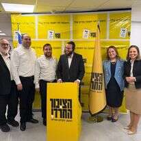 מוטי לייטנר ואנשי מפלגת הציבור החרדי בליל הבחירות | מפלגת הציבור החרדי