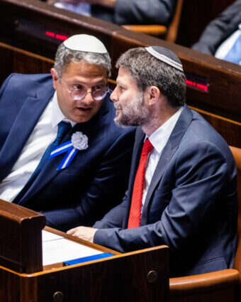 בצלאל סמוטריץ' ואיתמר בן גביר | אורן בן חקון בצלאל סמוטריץ' ואיתמר בן גביר | אורן בן חקון