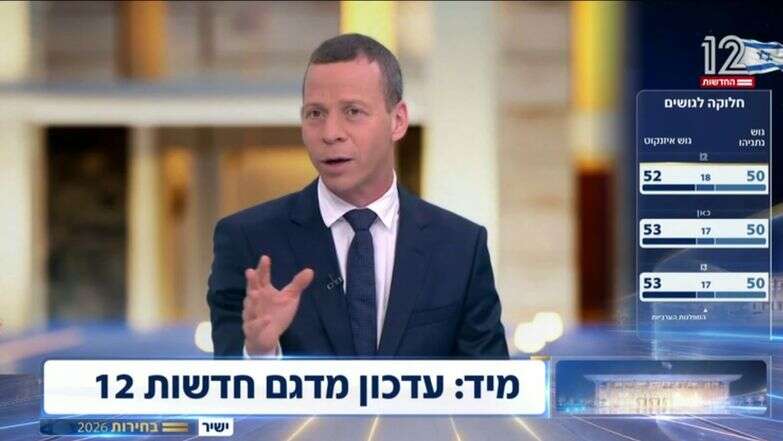 אין חשבון נפש גם אחרי הכישלונות. עמית סגל בליל הבחירות בערוץ 12 | מסך, ערוץ 12