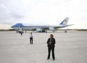 מטוס ה-AIR FORCE ONE (צילום: AP) מטוס ה-AIR FORCE ONE (צילום: AP)
