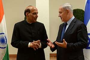 בנימין נתניהו פוגש את שר הפנים ההודי, Rajnath Singh. (מקור: Photo by Kobi Gideon / GPO) בנימין נתניהו פוגש את שר הפנים ההודי, Rajnath Singh. (מקור: Photo by Kobi Gideon / GPO)