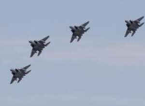 מטוסי F-15 (צילום: AP) מטוסי F-15 (צילום: AP)