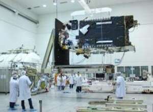 AMOS 6 Satellite. Photo: Spacecom AMOS 6 Satellite. Photo: Spacecom