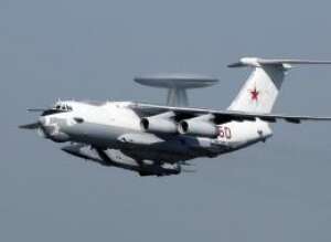 מטוס התראה רוסי מדגם מיושן יותר, A-50 (צילום: AP) מטוס התראה רוסי מדגם מיושן יותר, A-50 (צילום: AP)