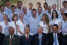 המשלחת האולימפית בבית הנשיא  צילום: מרים אליסטר/פלאש 90