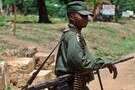 חייל בצבא קונגו. חייל בצבא קונגו.