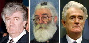 רדובן קרדז'יץ' בשלוש הגרסאות רדובן קרדז'יץ' בשלוש הגרסאות