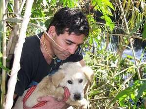 חילוץ הכלבה מנחל חדרה חילוץ הכלבה מנחל חדרה