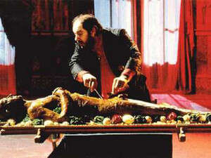 מתוך הסרט ''הטבח, הגנב, המאהב ואשתו'' מתוך הסרט ''הטבח, הגנב, המאהב ואשתו''