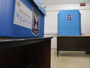 קלפי ביום הבחירות. הימין טוב למסחר קלפי ביום הבחירות. הימין טוב למסחר