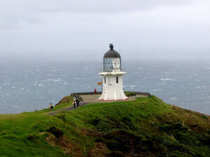 הנקודה הצפונית ביותר בניו זילנד - Cape Reinga. הנקודה הצפונית ביותר בניו זילנד - Cape Reinga.