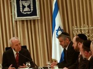 סיעת ש''ס נפגשת עם נשיא המדינה שמעון פרס סיעת ש''ס נפגשת עם נשיא המדינה שמעון פרס