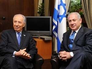 פגישת בנימין נתניהו עם הנשיא שמעון פרס. פגישת בנימין נתניהו עם הנשיא שמעון פרס.