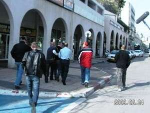 מעצר אבישי מתיה בהפגנת התושבים מעצר אבישי מתיה בהפגנת התושבים