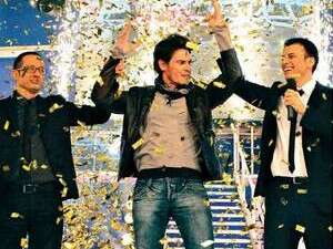 דודי מליץ ברגע הזכייה ב דודי מליץ ברגע הזכייה ב