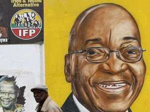 ציור של ג'ייקוב זומה. ציור של ג'ייקוב זומה.