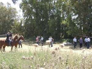 זירת הרצח בחצרות יוסף. זירת הרצח בחצרות יוסף.