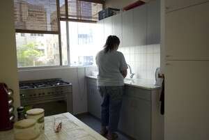 מטבח בהוסטל. מטבח בהוסטל.
