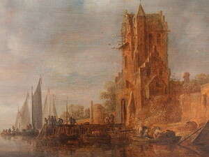 ציור מ-1656 של יאן ואן גוין שנגנב מהמוזיאון. ציור מ-1656 של יאן ואן גוין שנגנב מהמוזיאון.