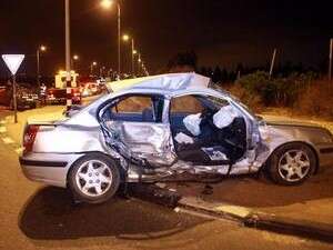 זירת תאונה. זירת תאונה.