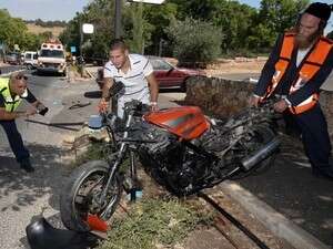 תאונה קטלנית בין רוכב אופנוע לרכב פרטי בראש פינה תאונה קטלנית בין רוכב אופנוע לרכב פרטי בראש פינה