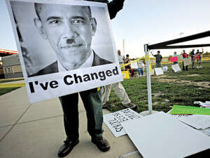 מפגינים נגד אובמה. מפגינים נגד אובמה.