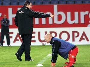 ווצ'יצ'ביץ' באימון. אותו דווקא מכירים ווצ'יצ'ביץ' באימון. אותו דווקא מכירים