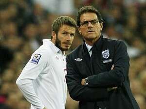 בקהאם וקאפלו במשחק נגד בלארוס. שומר אמונים בקהאם וקאפלו במשחק נגד בלארוס. שומר אמונים