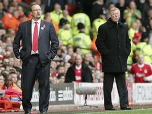 רפא בניטס ואלכס פרגוסון, הערב. רפא בניטס ואלכס פרגוסון, הערב.