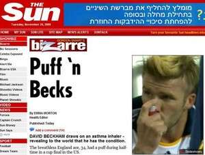 דייויד בקהאם והמשאף. דייויד בקהאם והמשאף.