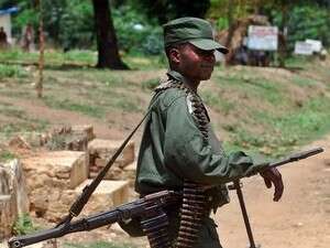 חייל בצבא קונגו. חייל בצבא קונגו.