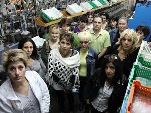 הפגנת עובדי מפעל מוליתן על הפסקת העסקתם הפגנת עובדי מפעל מוליתן על הפסקת העסקתם