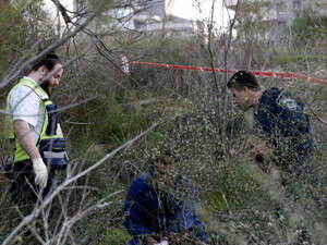 זירת האירוע בגבעת הטילים באשדוד זירת האירוע בגבעת הטילים באשדוד