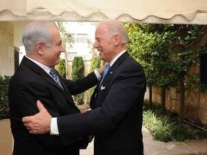 ביידן ונתניהו, אתמול. ביידן ונתניהו, אתמול.