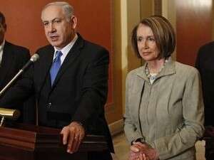 יו''ר הקונגרס ננסי פלוסי ורה''מ בנימין נתניהו יו''ר הקונגרס ננסי פלוסי ורה''מ בנימין נתניהו