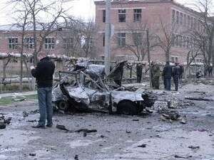 זירת פיגוע בדגסטן. זירת פיגוע בדגסטן.